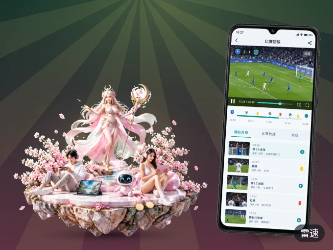下载雷速 APP，移动看球首选